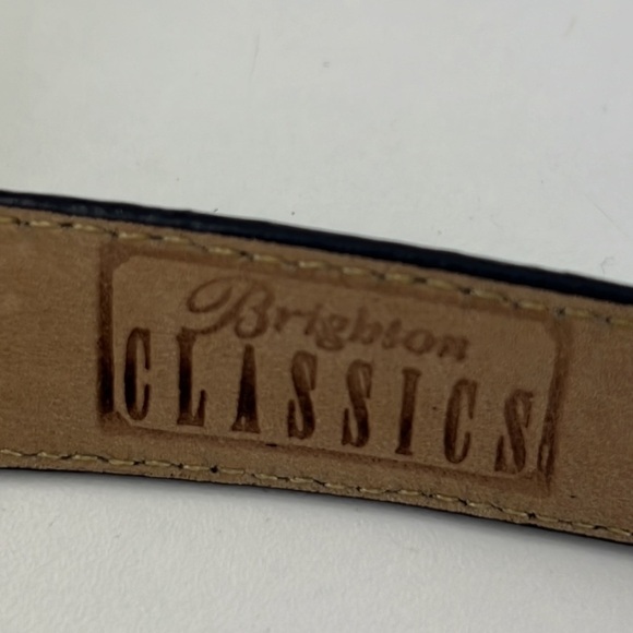 Brighton Black Leather Belt size Large - Picture 7 of 10